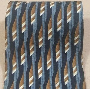 Martin Wong Collection Tie Silk Geometric Design
